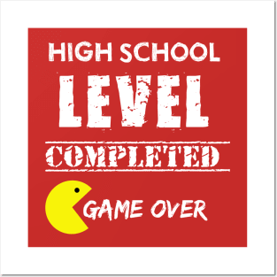 High School Level Completed  Game Over Posters and Art